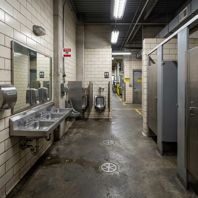 Industrial Restroom